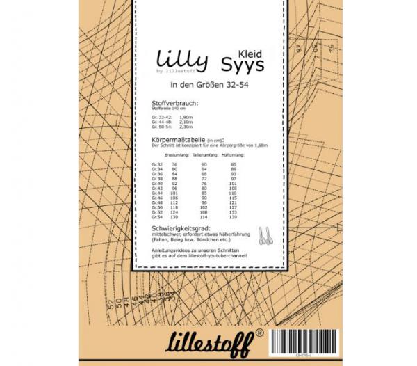 Papierschnittmuster - Kleid SYYS - Damen- Lillestoff